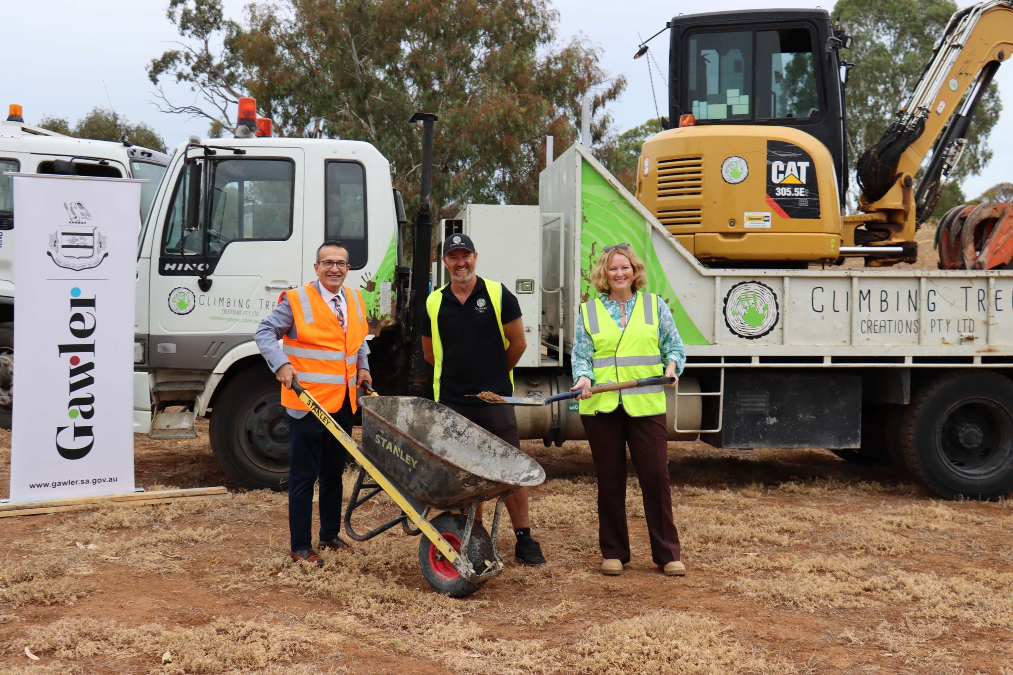 Reid Playground Sod Turning 