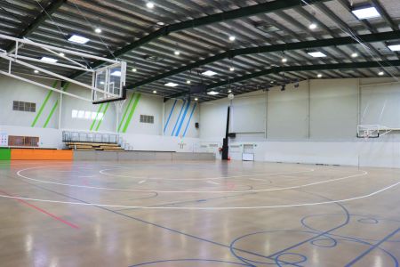 Indoor basketball court at Gawler Sport and Community Centre